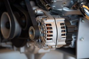 Car alternator being repaired near Anderson, Indiana